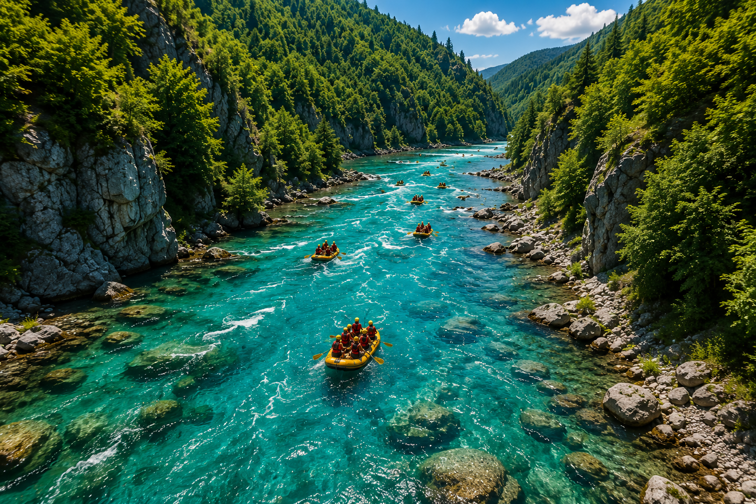 Poludnevni rafting na Tari